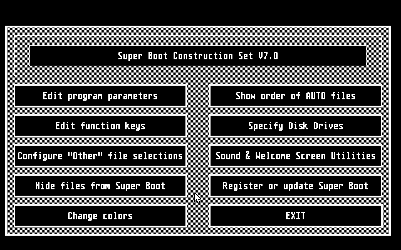 Super Boot atari screenshot